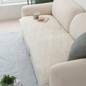 순면 워싱 소파패드 도브 돌소파 패드 90x200 크림 쇼파 카우치 매트