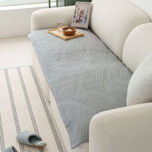 순면 워싱 소파패드 도브 돌소파 패드 90x200 다크그레이 쇼파 카우치 매트