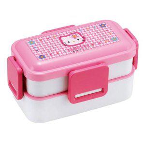 스케이터 도시락 헬로키티 카오하나 런치 돔형 2단 600ml 캐릭터 도시락통