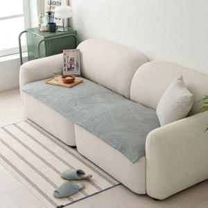 해피니 소파패드 도브 4인용 패드 65x240 다크그레이 쇼파 카우치 매트