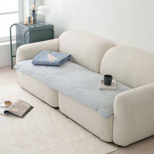 해피니 소파패드 도브 4인용 패드 65x240 라이트그레이 쇼파 카우치 매트