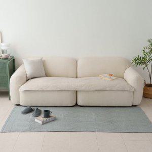 해피니 소파패드 도브 3인용 패드 65x180 베이지 쇼파 카우치 매트