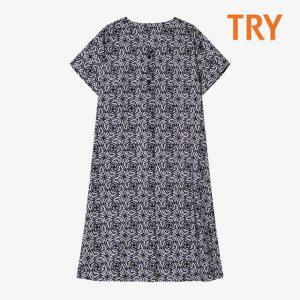실내복 여성실내복 TRY 잠옷 원피스 파자마