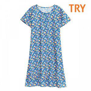 인견원피스 트라이 실내복 잠옷원피스 원피스 패