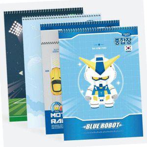 초등학생노트 펜피아 1000 무선 종합장 남아용 1세트 10권