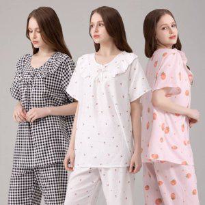 여성 파자마바지 잠옷 상하세트 여성잠옷 잠옷바