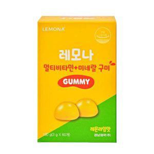 경남제약 레모나 멀티비타민+미네랄 구미 60구미