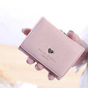 20대 30대 여자 선물용 델리 가죽 반지갑 핑크 세일