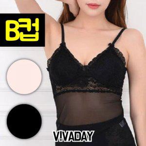 끈캡 내장망사 슬립 여성런닝 데일리슬립 여성속