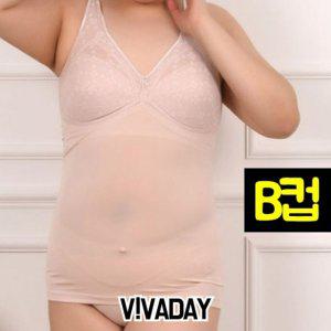 빅사이즈 여성속옷 런닝 스킨색 데일리슬립 여성