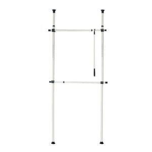 2단천장행거 기둥형설치 기둥식 천장설치 트니행거 2단기둥행거