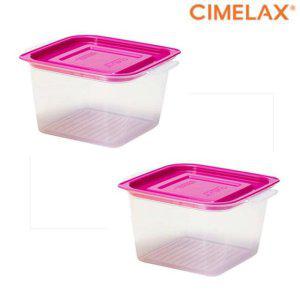 씨밀렉스 점보 쿡밥 전자레인지 보관용기 1.4L 2EA 프