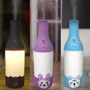 무드등 미니 가습기 초음파가습기 USB 캐릭터 보틀
