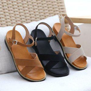 예쁜 데일리 신발 여자 비치 스트랩 샌들 패션 슈즈