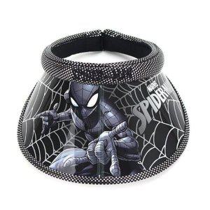 스파이더맨 썬캡 핀캡 햇빛차단 모자 키즈 선캡 블랙