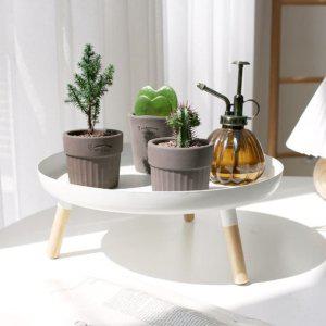 원형테이블선반 다용도원형진열대 미니데코 선반 진열대