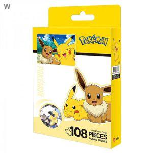 포켓몬스터 팬시 퍼즐 108 반가워 피카츄와 이브이