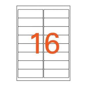 잉크젯 프린터용 투명 라벨 5매 16칸 네임 스티커 라벨지