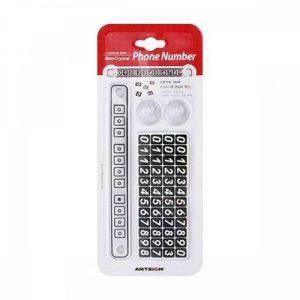 투명 케이스 차량전화번호 주차번호판 회전 주차 알림판