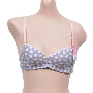주니어브라 노와이어 a컵브라 하트패턴 여성속옷