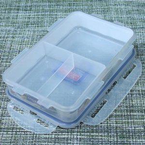 800ml 락앤락 칸막이 용기 반찬통 3분할 밀폐용기