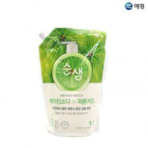 말끔한나라 순샘 과일 다용도 세정제 피톤치드 리필 주방 세척제 베이킹소다 세제