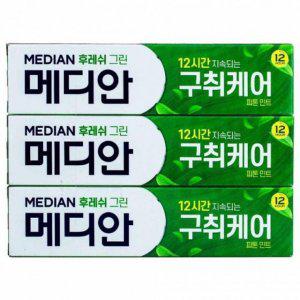 치약 메디안 개입 그린 구취케어 후레쉬