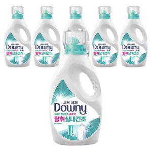 다우니 실내건조 프리미엄 세탁세제 액체형 1L 5개 본품