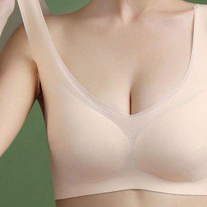 자 브라 노와이어 뽕 누드 처진가슴 망사 탑