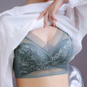 브래지어 처진가슴 뽕 누드 노와이어 심리스 탑