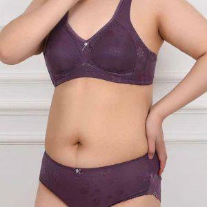 리스 B컵 왕뽕 브라팬티세트 브래지어 볼륨 꽃