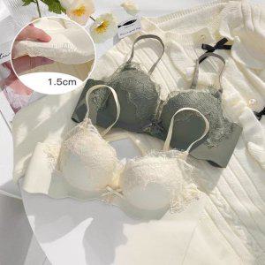 누드 볼륨 속옷 노와이어 끈탈부착 브래지어 렛