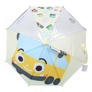 키즈를 위한 안전한 입체 캐릭터 투명우산 40cm