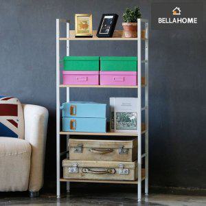 원목 4단 접이식 선반 책장형 다용도 벽테이블