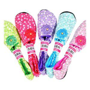 여성 양말 덧양말 플로럴 덧신 (5켤레색상랜덤) SW0001