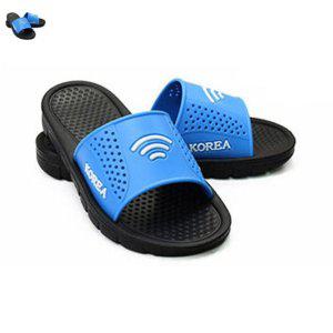 사무실슬리퍼 쪼리 여성 여름 건강 실내건강실내화 와이파이 슬리퍼 블루 택1