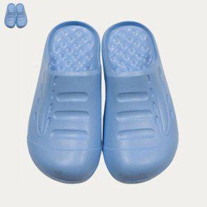 사무실슬리퍼 쪼리 여성 여름 건강 실내건강실내화 신우 EVA 심플 막힘욕실화 블루
