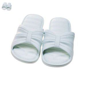 사무실슬리퍼 쪼리 여성 여름 건강 겨울 털 실내건강실내화 리본 슬리퍼 거실화 민트