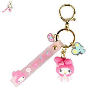 열쇠고리 스마트키케이스 자동차키홀더 가죽 인형키링 마이멜로디 피규어 키링