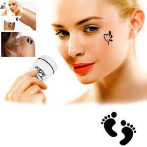 타투스티커 두피문 커버스티커 할로윈문신 지우기 문신 타투 스탬프 라지형 L14 발그림