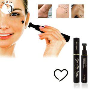 타투스티커 두피문 커버스티커 할로윈문신 지우기 문신 타투 스탬프 스몰형 S6 큰하트