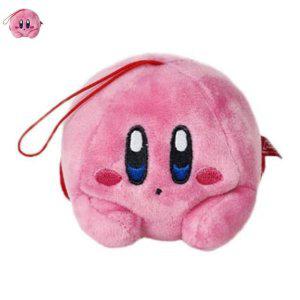 열쇠고리 자동차키홀더 가죽 자동차 인형키링 별의커비 궁금 인형 가방고리 11cm