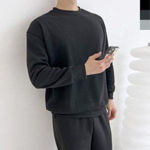 기모 남성티 오버핏 빅사이즈 무지티 봄 신상 긴팔티