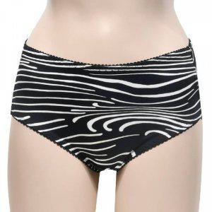 편한 미디 디자인 레이스팬티 팬티 패턴 지브라