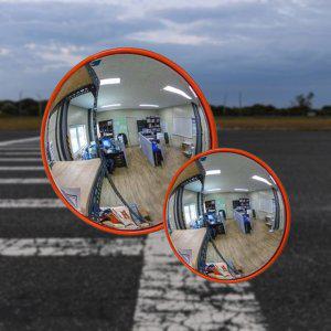 실내블록거울 실속형 브라켓 고정용 블록거울 600파이