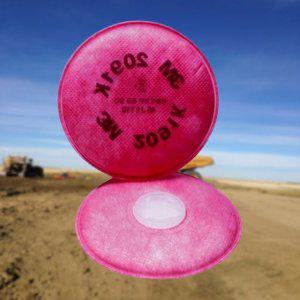 3M 특급 마스크필터 분진작업 전면 양구형면체 결합