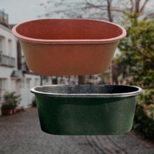 고무대야 타원 중형 고무통 배추절임 김장통 반신욕