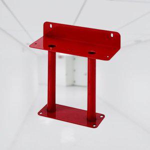 방수형 소화기케이스 2구 스틸거치대 받침대 생활방수