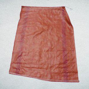 100L 마대자루 100매 주황색 자루 포대 750 1100mm