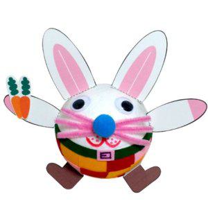 토끼 장난감 어린이용 유아미술 인형만들기 오뚜기 유